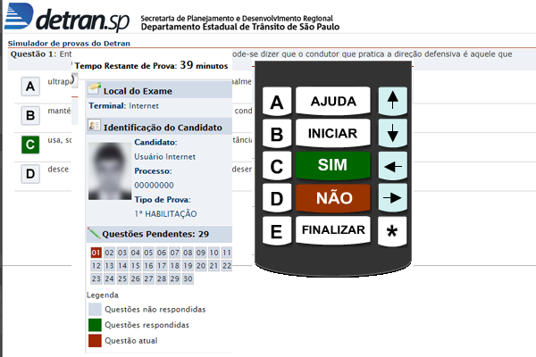 Simulado Detran